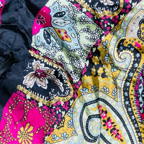 Cocoa blue Silky long sleeveless beach kimono asymmetrical handkerchief dress m - Picture 3 of 9